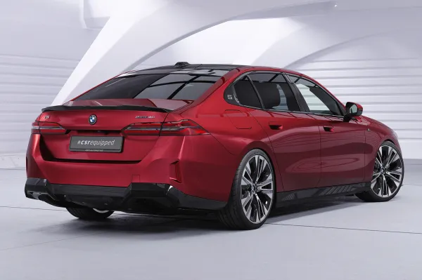 CSR Heckspoiler | Heckflügel mit ABE für BMW 5er / i5 G60 HF155-G Glossy schwarz Hochglanz (keine Lackierung erforderlich)