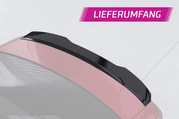 CSR Heckspoiler | Heckflügel mit ABE für BMW 5er / i5 G60 HF155-M Carbon Look matt strukturiert (keine Lackierung erforderlich)