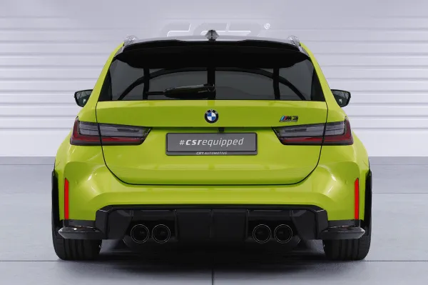 CSR Heckspoiler | Heckflügel mit ABE für BMW M3 G81 Competition HF122-C Carbon Look Hochglanz (keine Lackierung erforderlich)