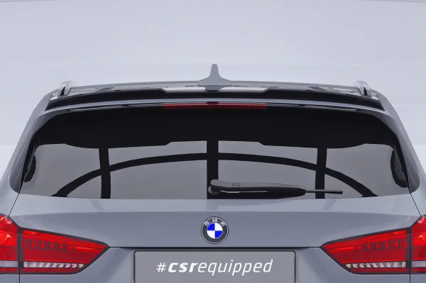 CSR Heckspoiler | Heckflügel mit ABE für BMW X1 F48 HF260-G Glossy schwarz Hochglanz (keine Lackierung erforderlich)