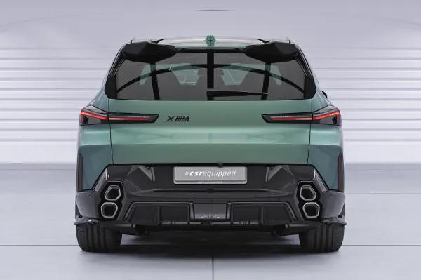 CSR Heckspoiler | Heckflügel mit ABE für BMW XM G09 HF256-S Strukturiert schwarz matt (keine Lackierung erforderlich)