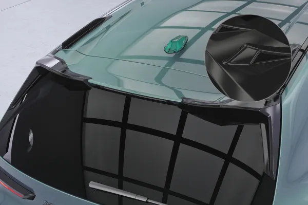 CSR Heckspoiler | Heckflügel mit ABE für BMW XM G09 HF256-G Glossy schwarz Hochglanz (keine Lackierung erforderlich)