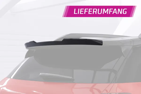 CSR Heckspoiler | Heckflügel mit ABE für Citroen C3 Aircross 2 HF148-G Glossy schwarz Hochglanz (keine Lackierung erforderlich)
