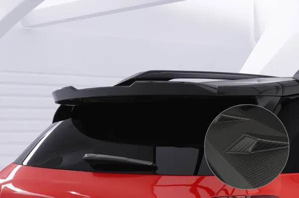 CSR Heckspoiler | Heckflügel mit ABE für Citroen C3 Aircross 2 HF148-M Carbon Look matt strukturiert (keine Lackierung erforderlich)