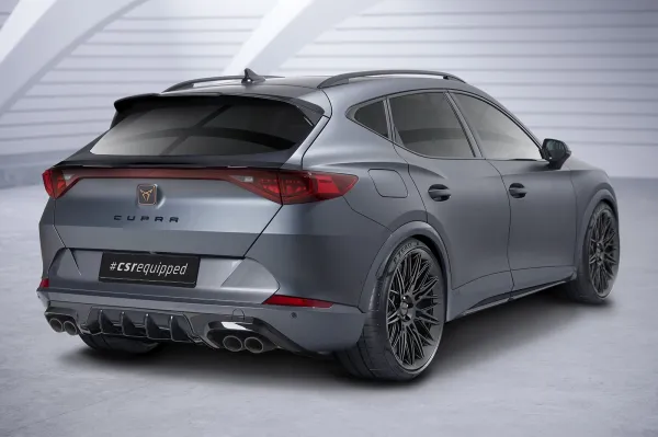 CSR Heckspoiler | Heckflügel mit ABE für Cupra Formentor HF839-S schwarz matt strukturiert (keine Lackierung erforderlich)