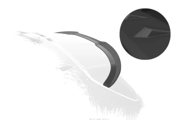 CSR Heckspoiler | Heckflügel mit ABE für Ford Mondeo MK5 BA7 Turnier ST-Line HF922-S Strukturiert schwarz matt (keine Lackierung erforderlich)