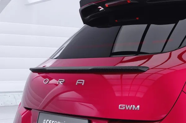 CSR Heckspoiler | Heckflügel mit ABE für GWM Ora Funky Cat / Haomao HF136-S Strukturiert schwarz matt (keine Lackierung erforderlich)