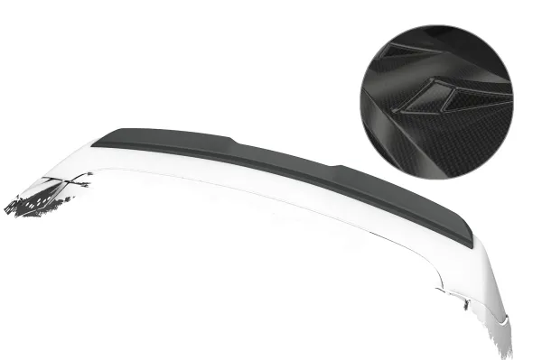CSR Heckspoiler | Heckflügel mit ABE für Hyundai Santa Fe (Typ TM) HF287-C Carbon Look Hochglanz (keine Lackierung erforderlich)