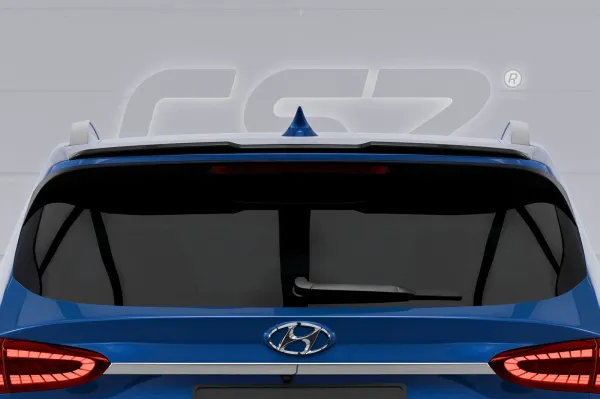 CSR Heckspoiler | Heckflügel mit ABE für Hyundai Santa Fe (Typ TM) HF287-C Carbon Look Hochglanz (keine Lackierung erforderlich)