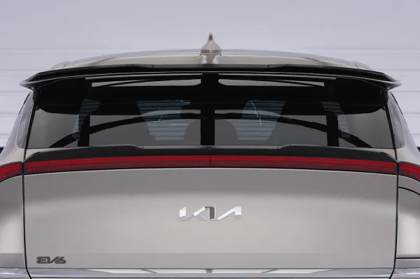CSR Heckspoiler | Heckflügel mit ABE für Kia EV6 HF088-S Strukturiert schwarz matt (keine Lackierung erforderlich)