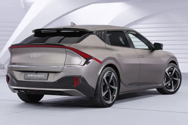 CSR Heckspoiler | Heckflügel mit ABE für Kia EV6 HF088-S Strukturiert schwarz matt (keine Lackierung erforderlich)