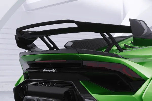 CSR Heckspoiler | Heckflügel mit ABE für Lamborghini Huracan HF202-L schwarz matt (Lackierung erforderlich)