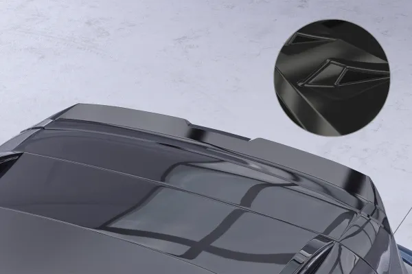 CSR Heckspoiler | Heckflügel mit ABE für Lynk & Co 01 HF065-G Glossy schwarz Hochglanz (keine Lackierung erforderlich)