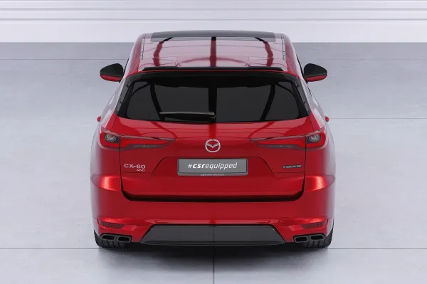 CSR Heckspoiler | Heckflügel mit ABE für Mazda CX-60 HF144-G Glossy schwarz Hochglanz (keine Lackierung erforderlich)