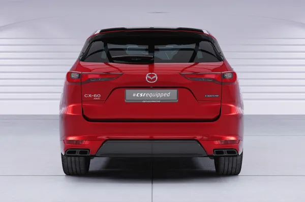 CSR Heckspoiler | Heckflügel mit ABE für Mazda CX-60 HF144-G Glossy schwarz Hochglanz (keine Lackierung erforderlich)