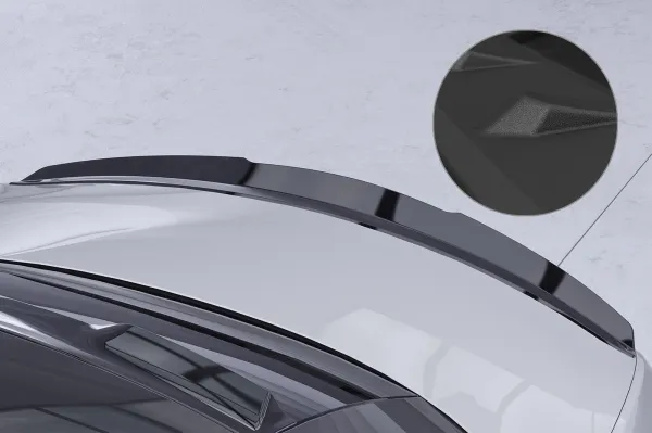 CSR Heckspoiler | Heckflügel mit ABE für Mercedes-Benz SLC (R172) 43 AMG HF120-S Strukturiert schwarz matt (keine Lackierung erforderlich)