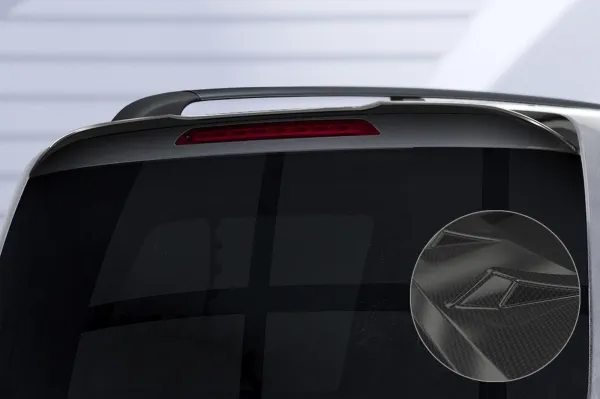 CSR Heckspoiler | Heckflügel mit ABE für Mercedes-Benz V-Klasse (447) HF849-C Carbon Look Hochglanz (keine Lackierung erforderlich)