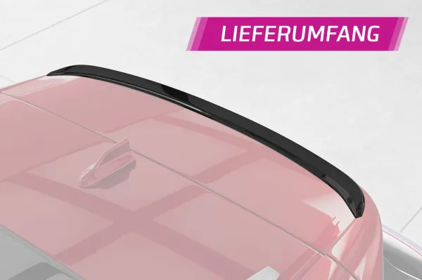 CSR Heckspoiler | Heckflügel mit ABE für MG HS / EHS HF059-S Strukturiert schwarz matt (keine Lackierung erforderlich)