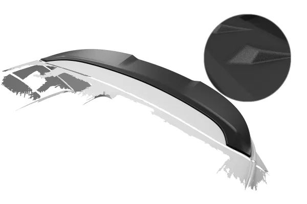 CSR Heckspoiler | Heckflügel mit ABE für Mini Cooper F66 HF269-S Strukturiert schwarz matt (keine Lackierung erforderlich)