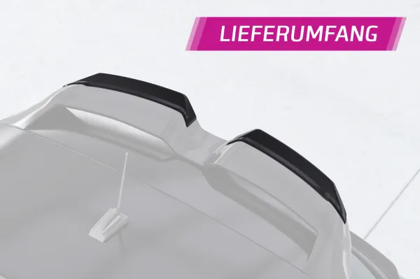 CSR Heckspoiler | Heckflügel mit ABE für Mini F65 / F66 JCW / JCW Trim HF228-S Strukturiert schwarz matt (keine Lackierung erforderlich)