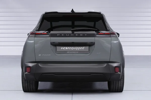CSR Heckspoiler | Heckflügel mit ABE für Peugeot 2008 II / e-2008 HF186-S schwarz matt strukturiert (keine Lackierung erforderlich)