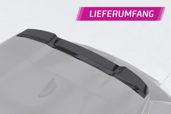 CSR Heckspoiler | Heckflügel mit ABE für Peugeot 2008 II / e-2008 HF186-L schwarz matt (Lackierung erforderlich)