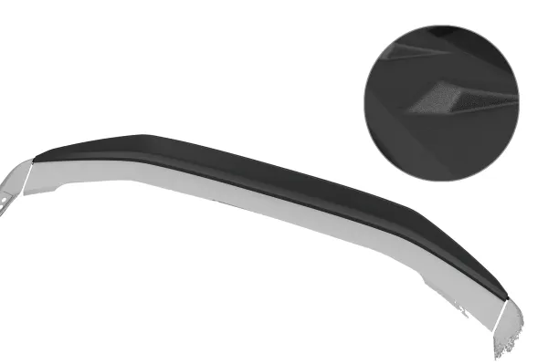 CSR Heckspoiler | Heckflügel mit ABE für Peugeot 3008 (3. Gen) / E-3008 HF282-S Strukturiert schwarz matt (keine Lackierung erforderlich)