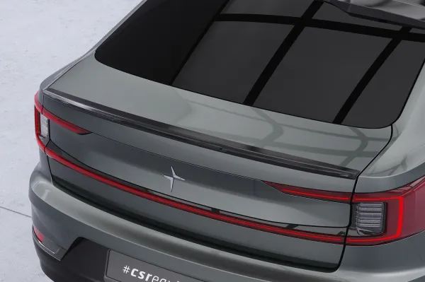 CSR Heckspoiler | Heckflügel mit ABE für Polestar 2 HF104-M Carbon Look matt strukturiert (keine Lackierung erforderlich)