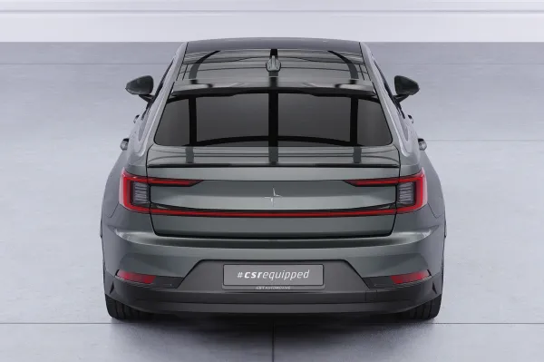 CSR Heckspoiler | Heckflügel mit ABE für Polestar 2 HF104-M Carbon Look matt strukturiert (keine Lackierung erforderlich)