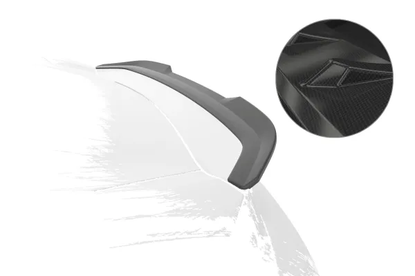 CSR Heckspoiler | Heckflügel mit ABE für Porsche 718 Boxster (Typ 982) HF940-C Carbon Look glänzend (keine Lackierung erforderlich)