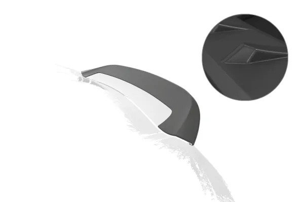 CSR Heckspoiler | Heckflügel mit ABE für Porsche 718 Spyder (Typ 982) HF941-L Lackierung erforderlich (unlackiert)