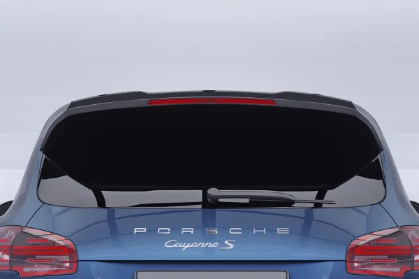 CSR Heckspoiler | Heckflügel mit ABE für Porsche Cayenne (Typ 92A) HF258-G Glossy schwarz Hochglanz (keine Lackierung erforderlich)