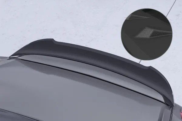 CSR Heckspoiler | Heckflügel mit ABE für Porsche Cayman 987c HF901-S Strukturiert schwarz matt (keine Lackierung erforderlich)