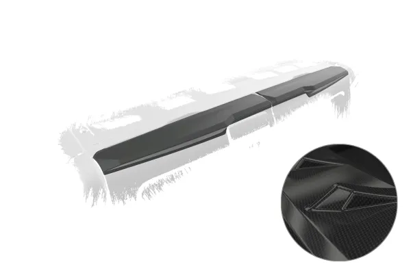 CSR Heckspoiler | Heckflügel mit ABE für Renault Trafic III HF071-C Carbon Look Hochglanz (keine Lackierung erforderlich)