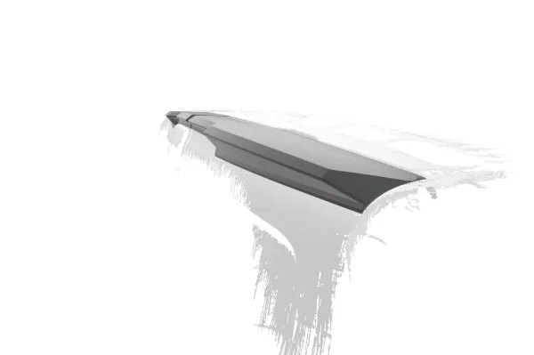 CSR Heckspoiler | Heckflügel mit ABE für Renault Trafic III HF071-S Strukturiert schwarz matt (keine Lackierung erforderlich)