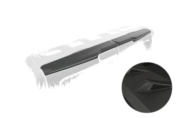 CSR Heckspoiler | Heckflügel mit ABE für Renault Trafic III HF071-M Carbon Look matt strukturiert (keine Lackierung erforderlich)