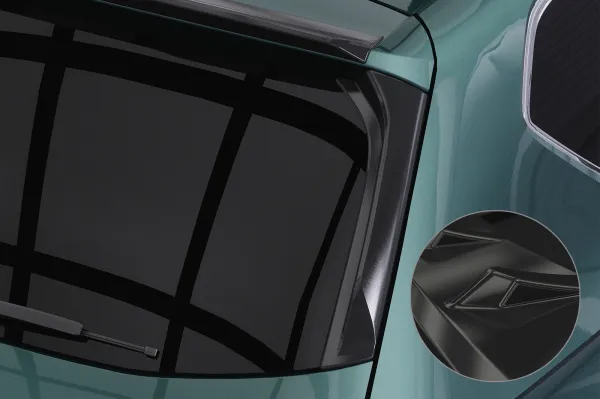 CSR Heckspoiler | Heckflügel mit ABE für Seat Tarraco HF245-G Glossy schwarz Hochglanz (keine Lackierung erforderlich)