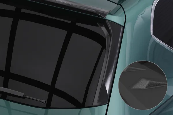 CSR Heckspoiler | Heckflügel mit ABE für Seat Tarraco HF245-S Strukturiert schwarz matt (keine Lackierung erforderlich)