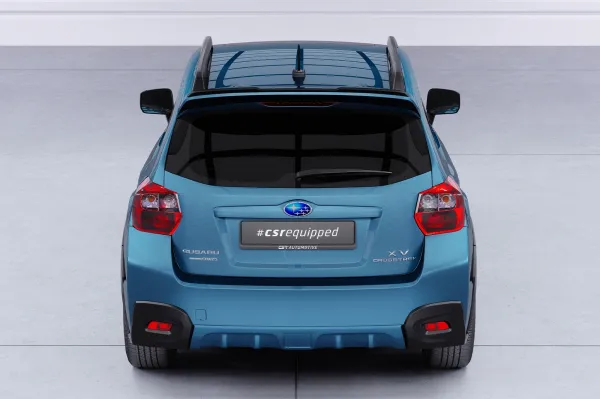 CSR Heckspoiler | Heckflügel mit ABE für Subaru XV Crosstrek HF205-G Glossy schwarz Hochglanz (keine Lackierung erforderlich)