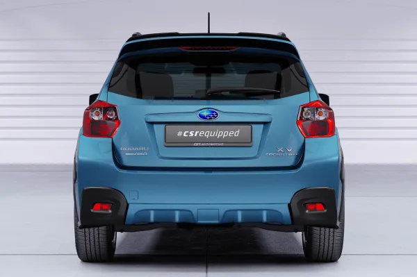 CSR Heckspoiler | Heckflügel mit ABE für Subaru XV Crosstrek HF205-G Glossy schwarz Hochglanz (keine Lackierung erforderlich)