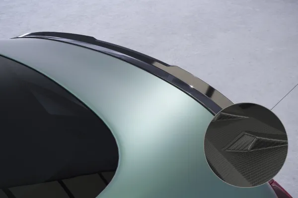 CSR Heckspoiler | Heckflügel mit ABE für Tesla Model 3 HF792-M Carbon Look matt strukturiert (keine Lackierung erforderlich)