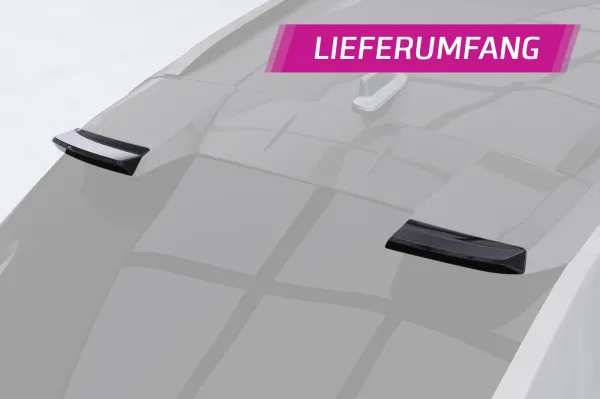 CSR Heckspoiler | Heckflügel mit ABE für Toyota bZ4X / Subaru Solterra HF174-C Carbon Look Hochglanz (keine Lackierung erforderlich)