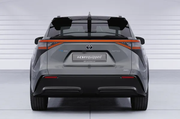CSR Heckspoiler | Heckflügel mit ABE für Toyota bZ4X / Subaru Solterra HF175-C Carbon Look Hochglanz (keine Lackierung erforderlich)