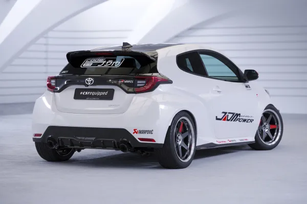 CSR Heckspoiler | Heckflügel mit ABE für Toyota GR Yaris (Typ XP21) HF845-G Glossy schwarz Hochglanz (keine Lackierung erforderlich)