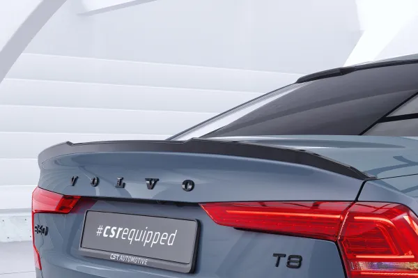 CSR Heckspoiler | Heckflügel mit ABE für Volvo S60 (3. Gen) HF237-L Lackierung erforderlich (unlackiert)