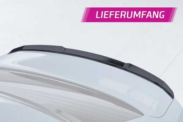 CSR Heckspoiler | Heckflügel mit ABE für Volvo S60 (3. Gen) HF237-G Glossy schwarz Hochglanz (keine Lackierung erforderlich)