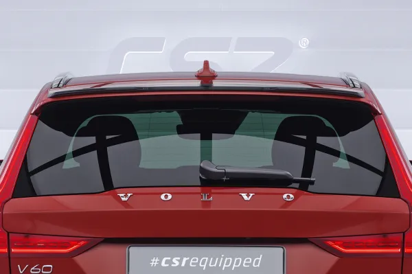 CSR Heckspoiler | Heckflügel mit ABE für Volvo V60 (2.Gen) HF116-L Lackierung erforderlich (unlackiert)