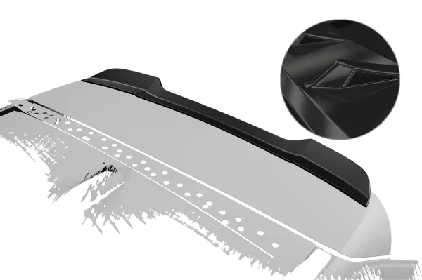 CSR Heckspoiler | Heckflügel mit ABE für Volvo V90 HF339-G Glossy schwarz Hochglanz (keine Lackierung erforderlich)