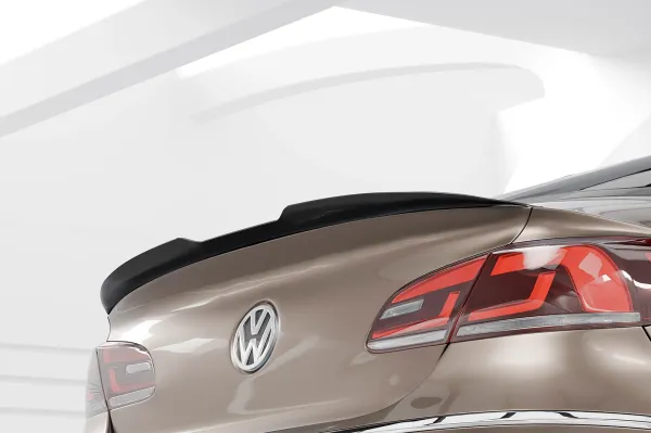 CSR Heckspoiler | Heckflügel mit ABE für VW Passat CC HF591-M Carbon Look matt strukturiert (keine Lackierung erforderlich)