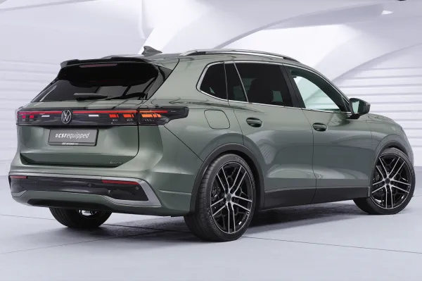 CSR Heckspoiler | Heckflügel mit ABE für VW Tiguan 3 HF268-C Carbon Look Hochglanz (keine Lackierung erforderlich)